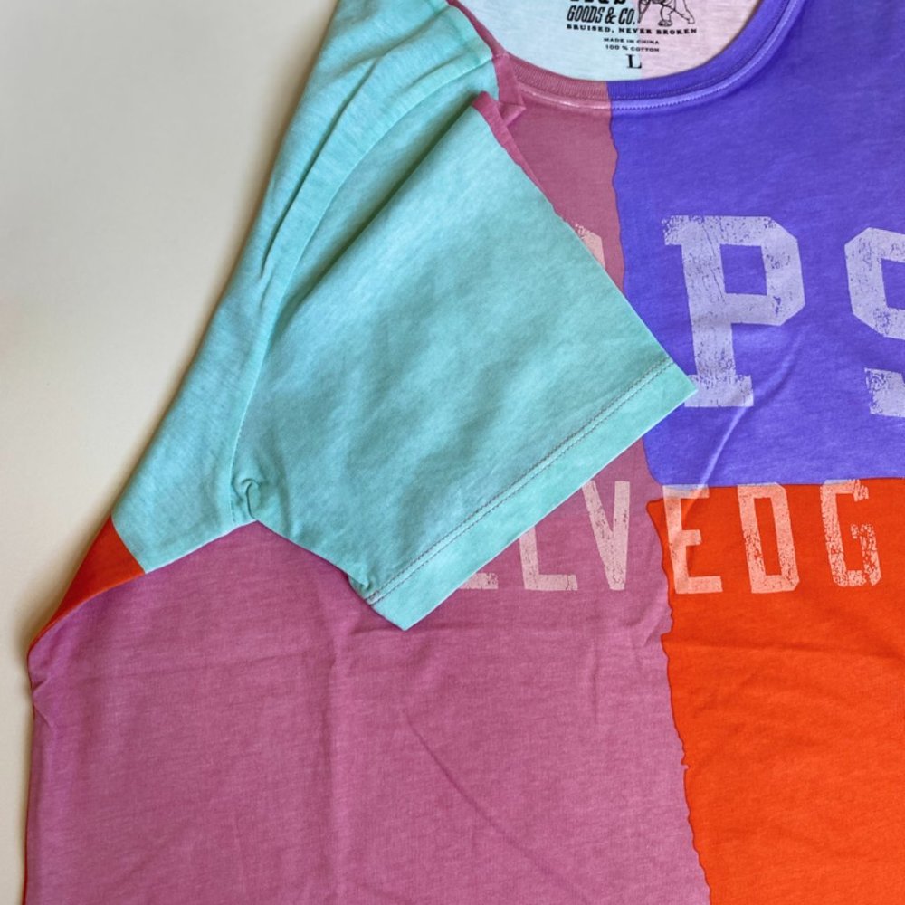 PRPS luxury brand Men's Pitcher T-shirt colorblock - Picture 7 of 9